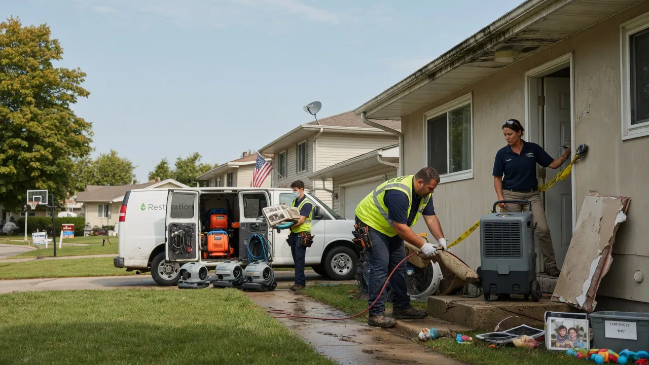 Water Damage Restoration in Ideal, SD near me